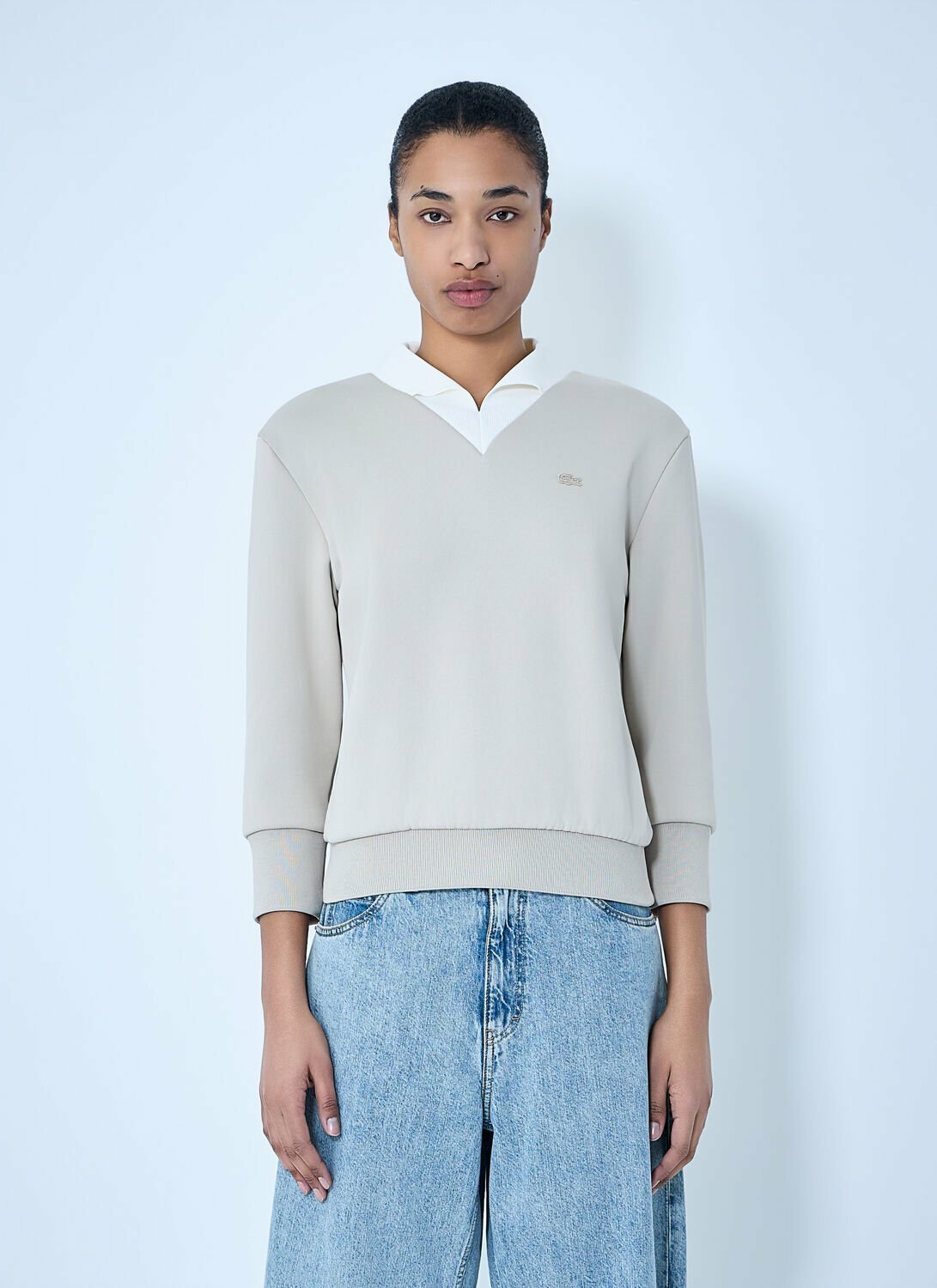 Lacoste V-Neck Knit Sweater