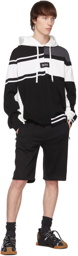 Dolce & Gabbana Black & White Double Construction Hoodie