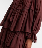 Poupette St Barth Moon ruffled blouse