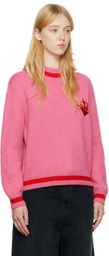 Thames MMXX. Pink Cœur De La Thames Sweater