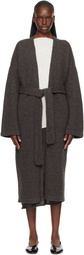 Lauren Manoogian Gray Long Open Cardigan