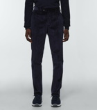 Loro Piana - Pantaflat cotton corduroy slim pants