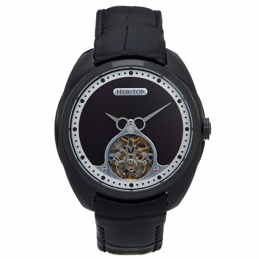 Heritor Roman Black Dial Mens Watch HERHS2205
