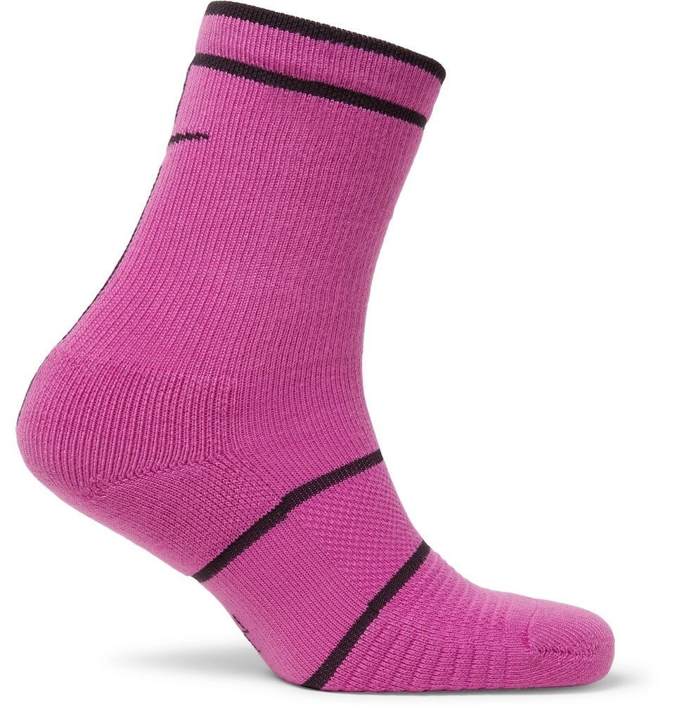 Photo: Nike Tennis - NikeCourt Essentials Cushioned Dri-FIT Tennis Socks - Men - Pink