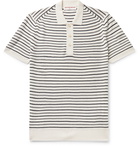 Orlebar Brown - Rushton Valdez Slim-Fit Striped Merino Wool Polo Shirt - Neutrals