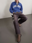 Cherry Los Angeles - Logo-Appliquéd Cotton-Jersey Zip-Up Sweatshirt - Blue