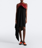 Loewe Dive Slingback suede pumps