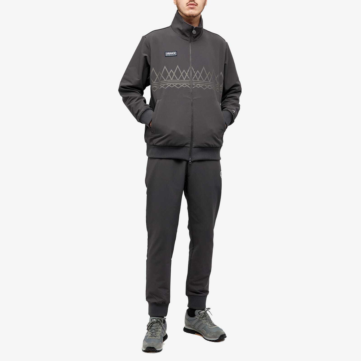 Adidas Statement Men's Adidas SPZL Suddell Track Top in Utility