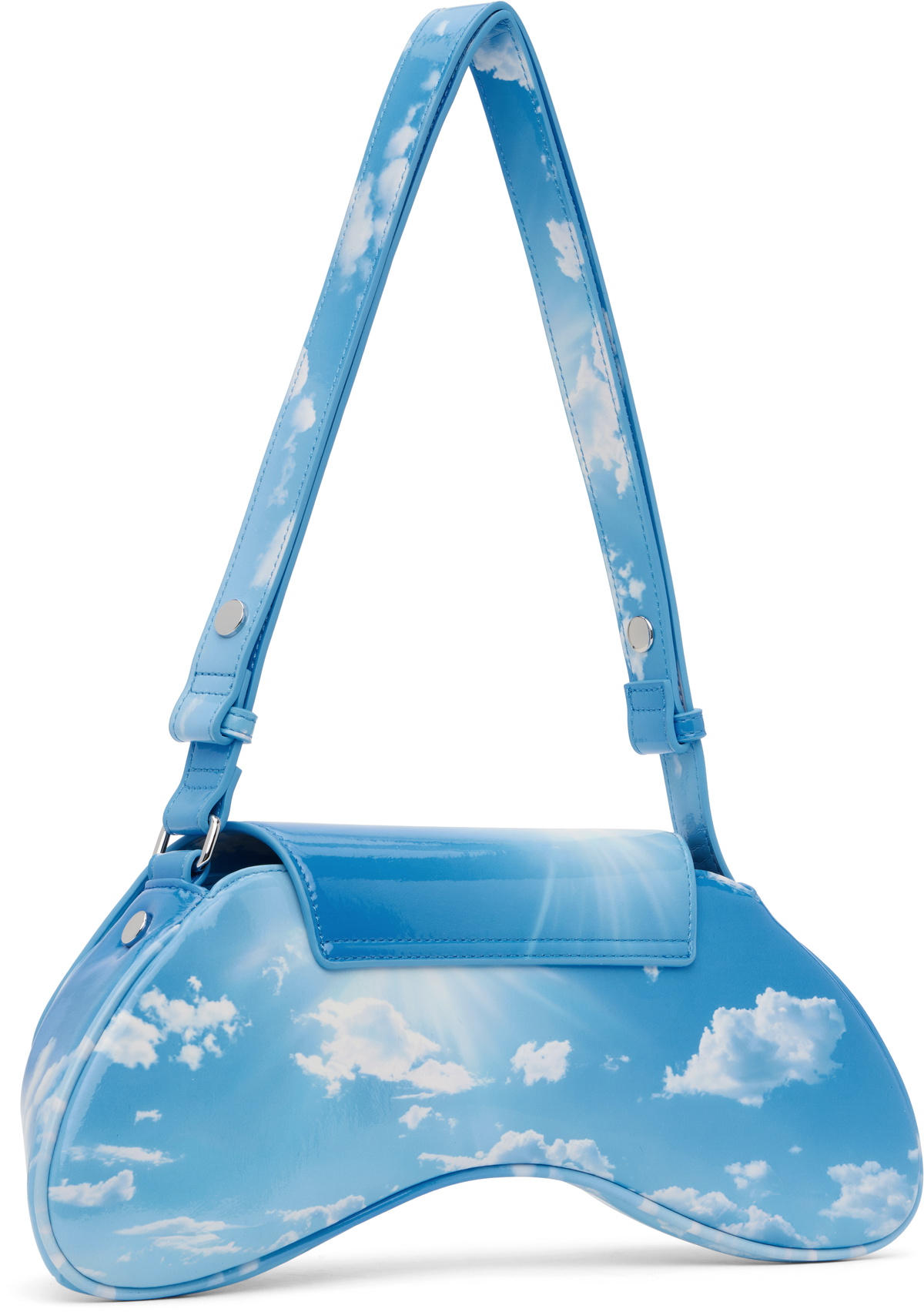 diesel ハンドバック　Play Clutch Women's Play-Semi gloss leather shoulder bag | Black | Diesel