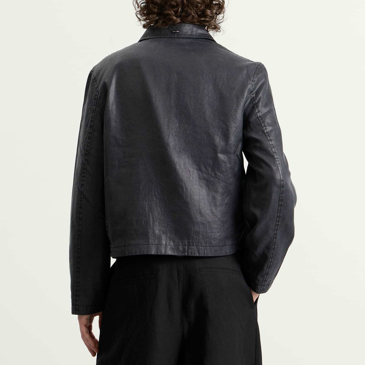 Our Legacy Men's Mini Jacket Worker in Lacquer Black