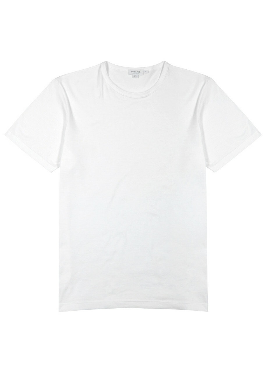 Sunspel Cotton T-shirt White