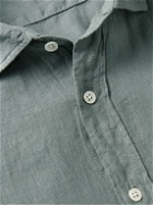 Hartford - Paul Pat Linen Shirt - Gray