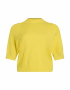 Manila Grace Womens Sweater in Yellow