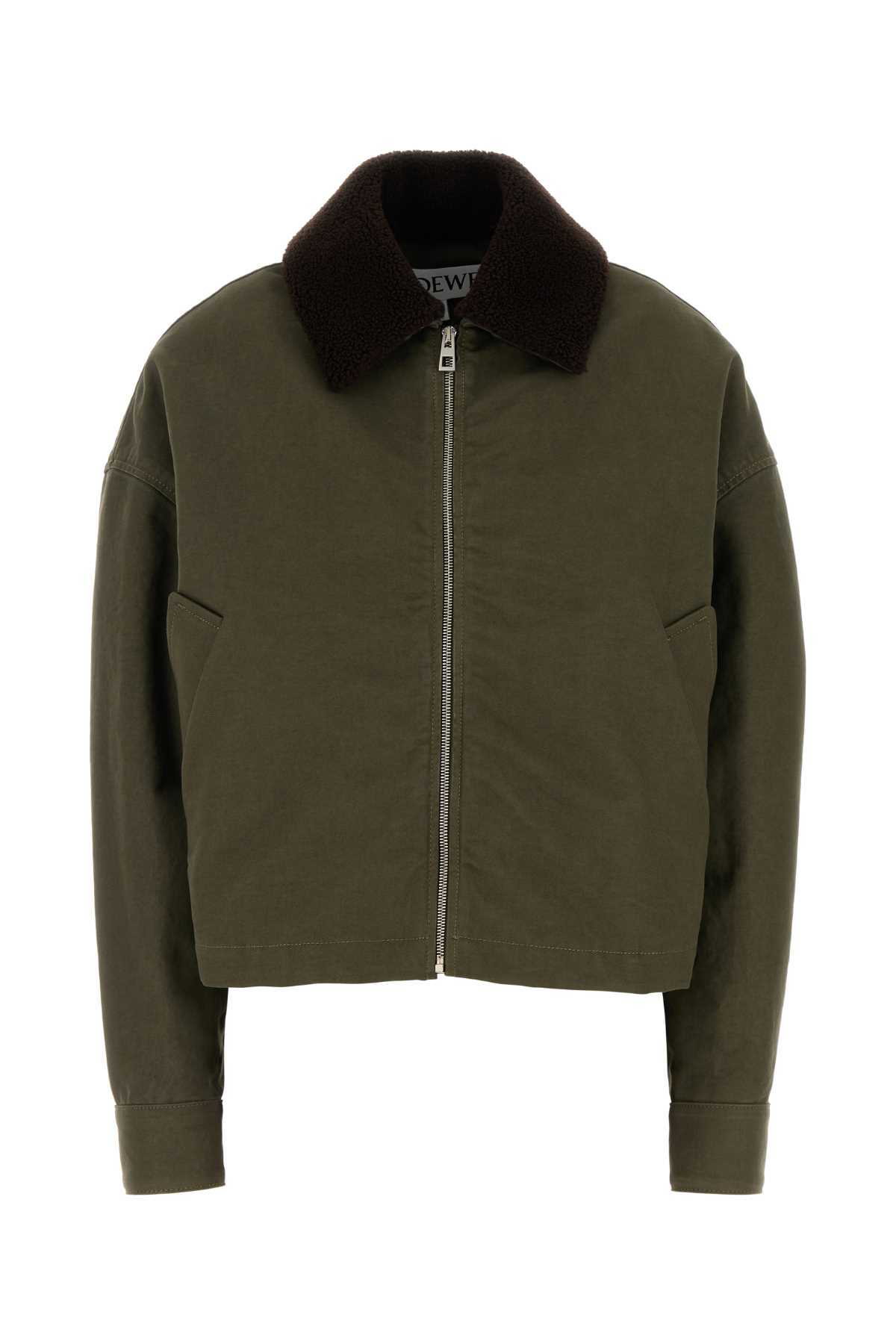 Loewe Trapeze waxed cotton jacket Loewe