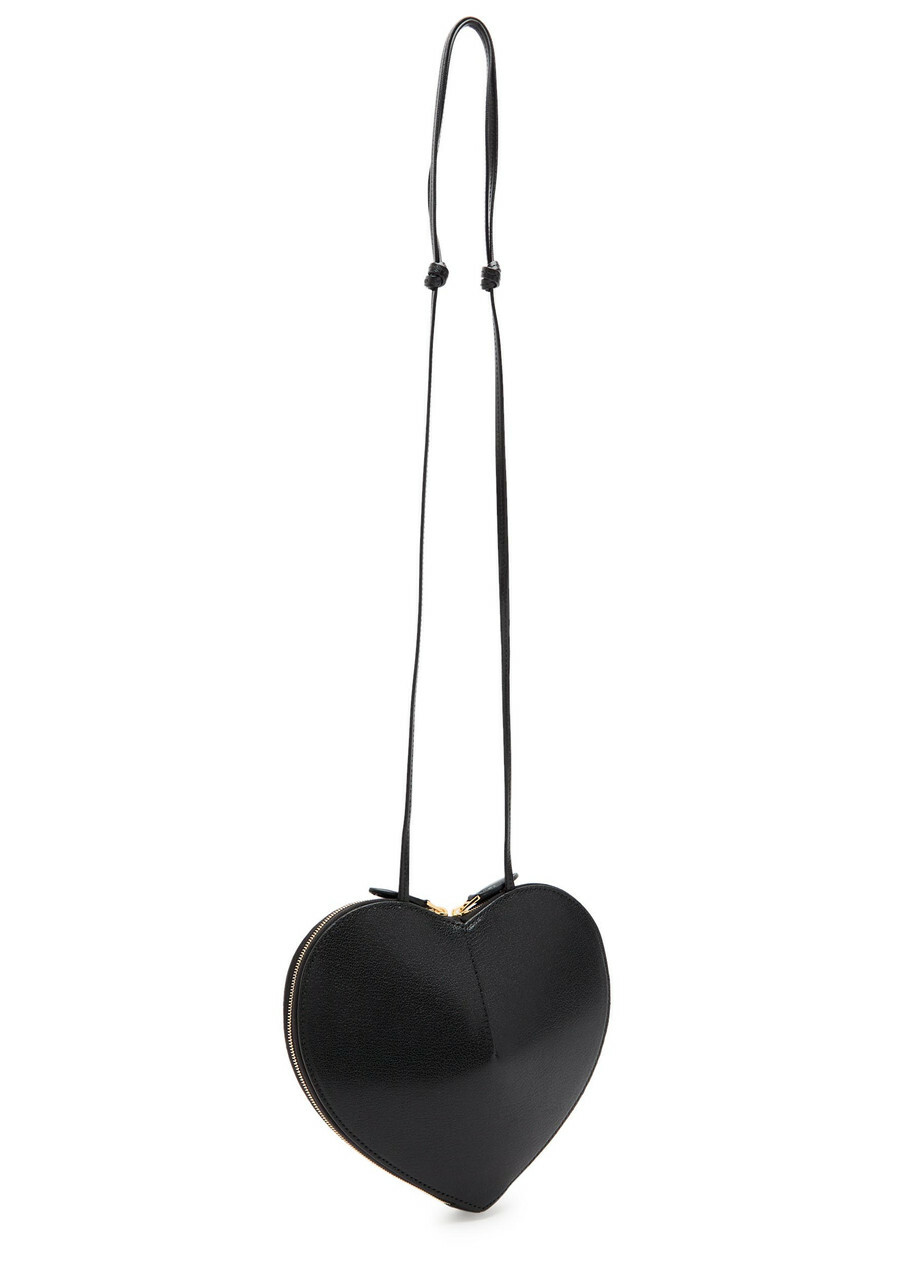 Alaïa Le Couer Suede and Leather Cross-body bag - Black - One Size