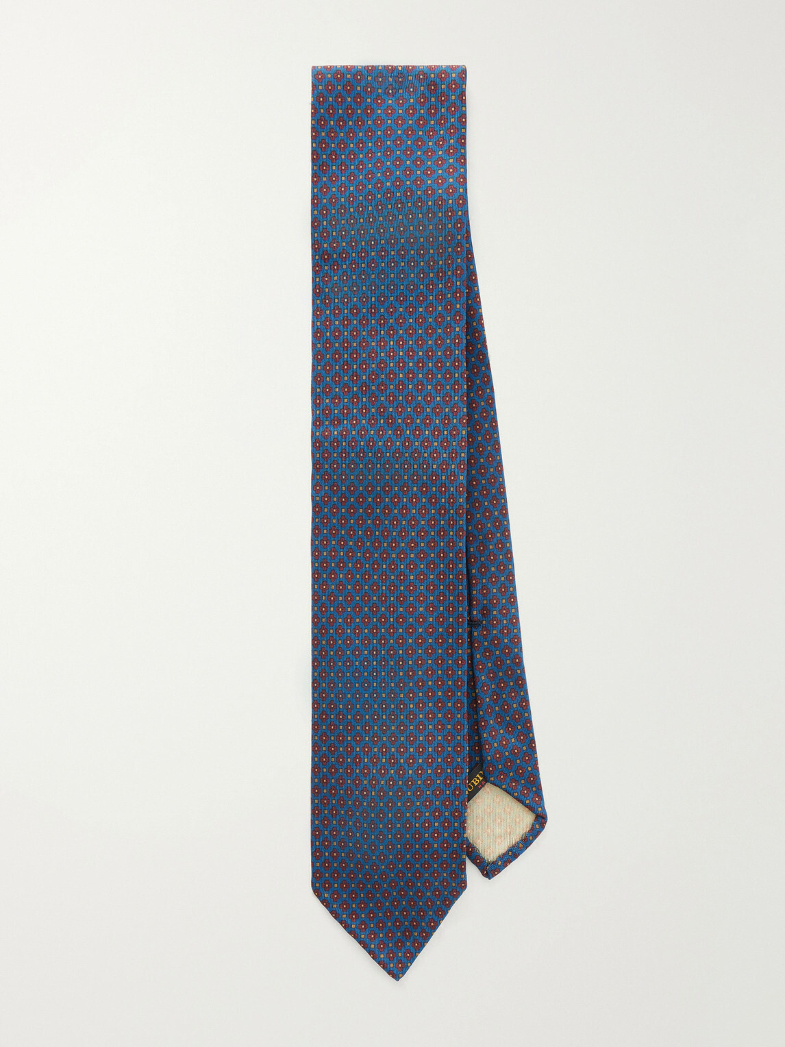 Rubinacci - 8cm Printed Silk-Twill Tie - Blue
