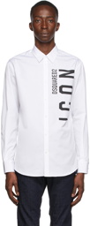 Dsquared2 White 'Icon' Relax Dan Shirt