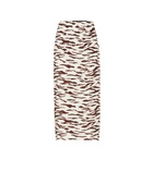 Rejina Pyo - Mina printed satin-twill midi skirt