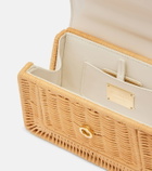 Bvlgari Serpenti Forever Mini wicker top-handle bag