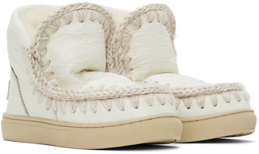 Mou Kids Off-White Sneaker Boots