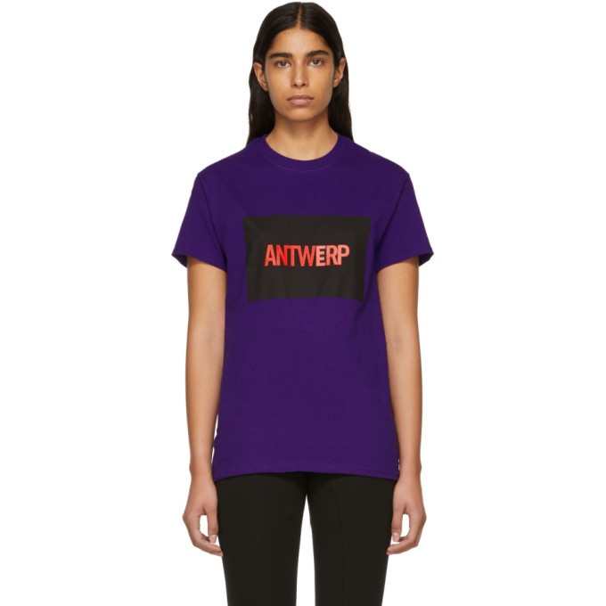Vier Purple Box Logo T-Shirt