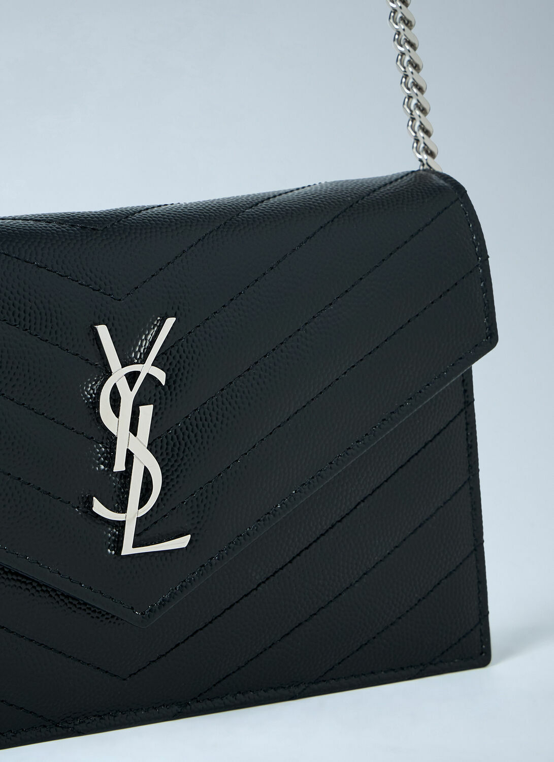 Saint Laurent Cassandre Envelop Chain Wallet