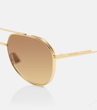 Bottega Veneta Light Ribbon aviator sunglasses