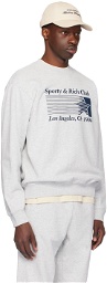 Sporty & Rich Gray Starter Sweatshirt