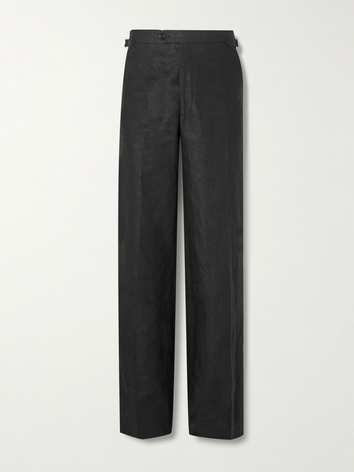 Husbands - Straight-Leg Virgin Wool Trousers - Black