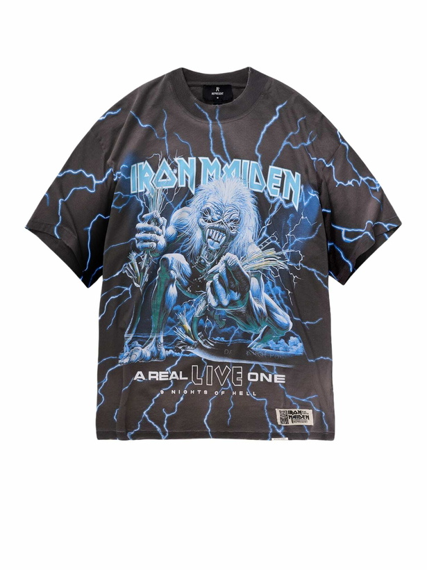 Photo: REPRESENT Iron Maiden X A Real Live One Cotton And Hemp T-shirt