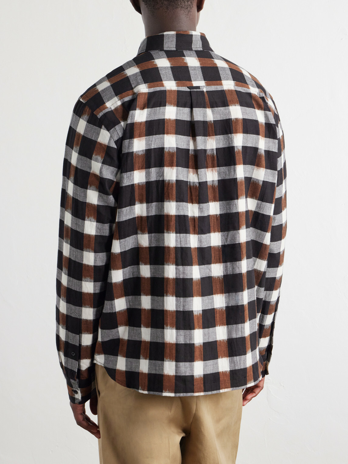 Kardo - Ronald Checked Cotton Shirt - Brown