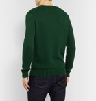 Polo Ralph Lauren - Logo-Appliquéd Cotton Sweater - Green