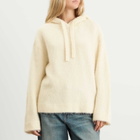 Samsøe Samsøe Women's Sajeanne Knit Hoodie in Clear Cream