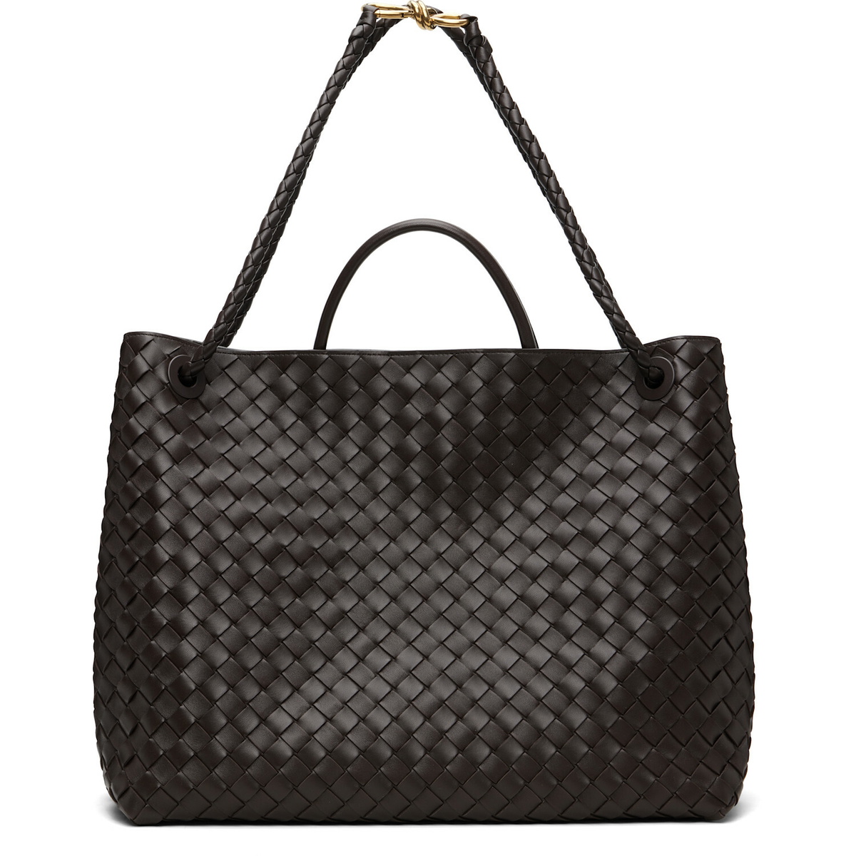 Bottega Veneta Brown Large Andiamo Bag