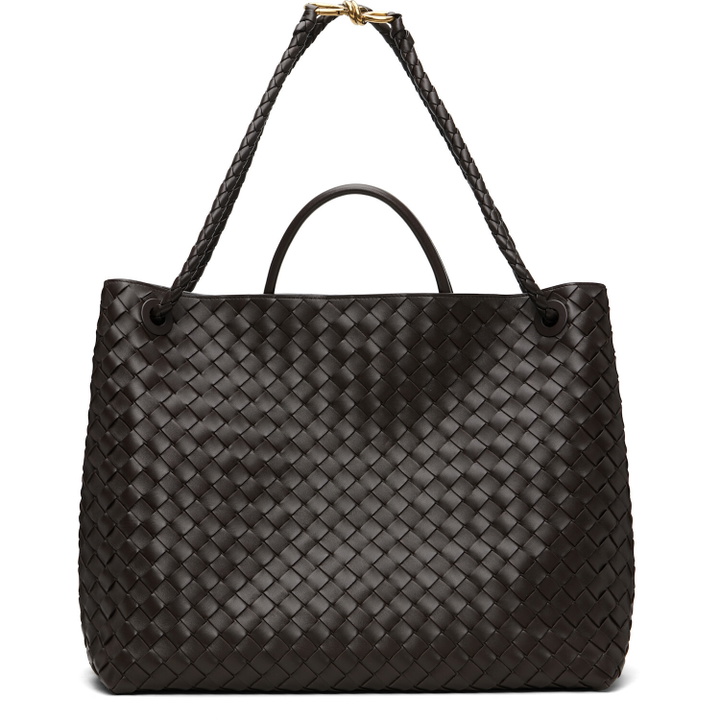 Photo: Bottega Veneta Brown Large Andiamo Bag