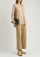 Eileen Fisher Ribbed Cotton Jumper Cream