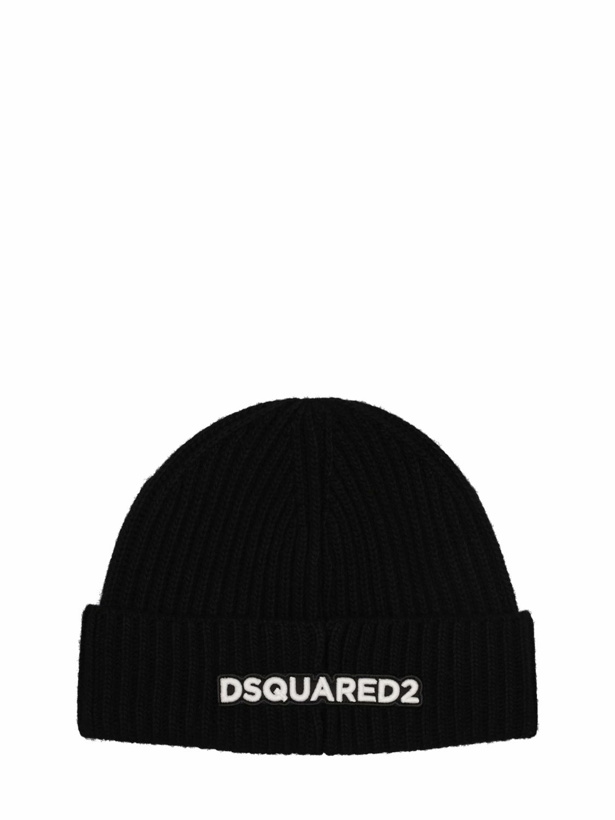 Photo: DSQUARED2 - Manchester City Ribbed Wool Blend Beanie