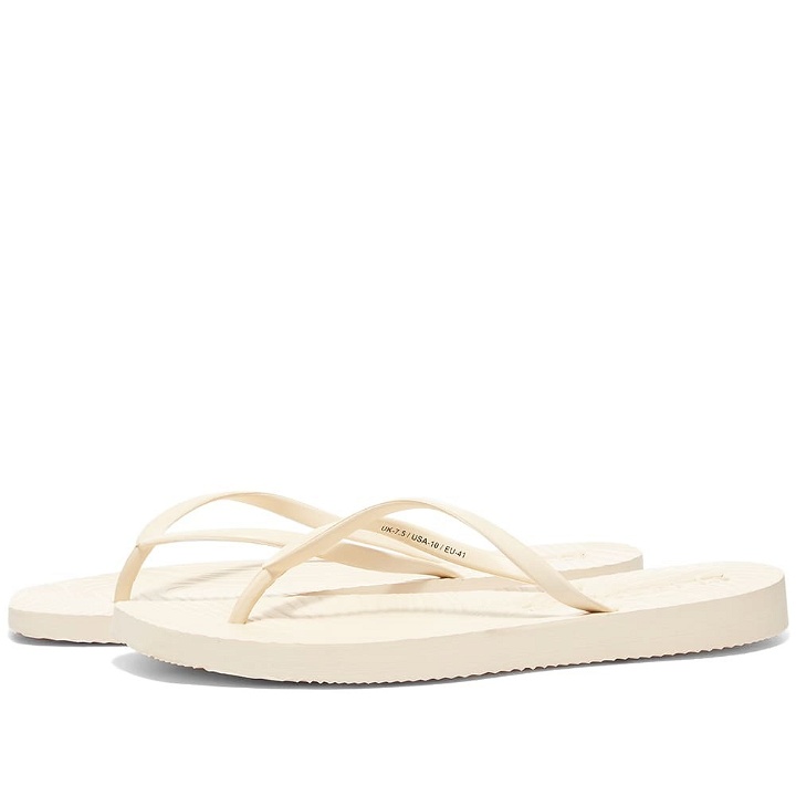 Photo: Sleepers Tapered Signature Flip Flop in White