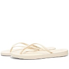 Sleepers Tapered Signature Flip Flop in White