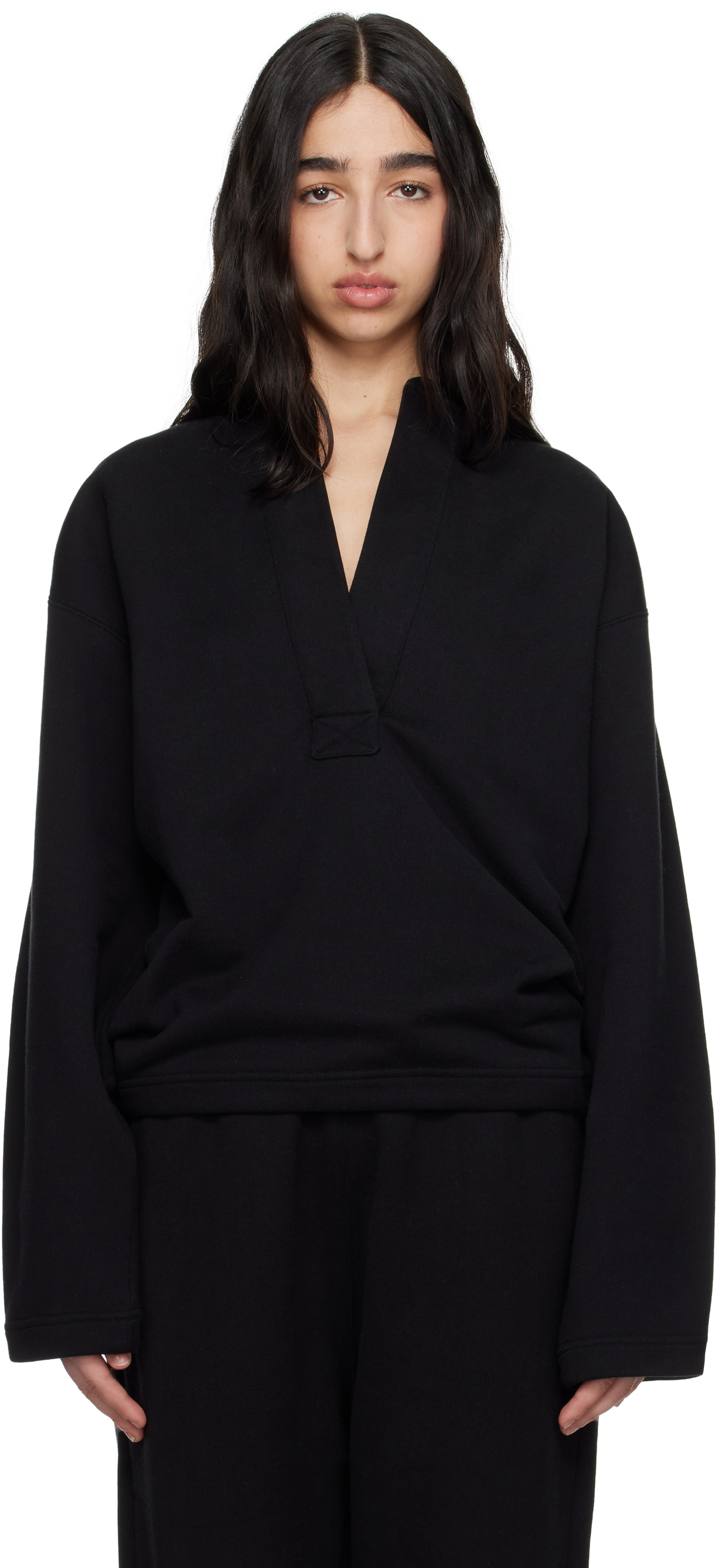 Carven Black Oversize Sweatshirt