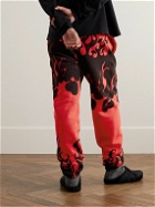Gallery Dept. - AK Tapered Printed Cotton-Jersey Sweatpants - Red