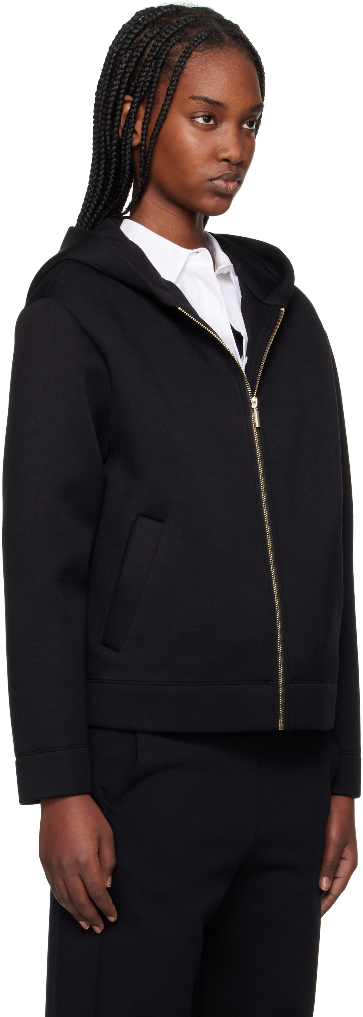 Max Mara Black Andorra Hoodie Max Mara