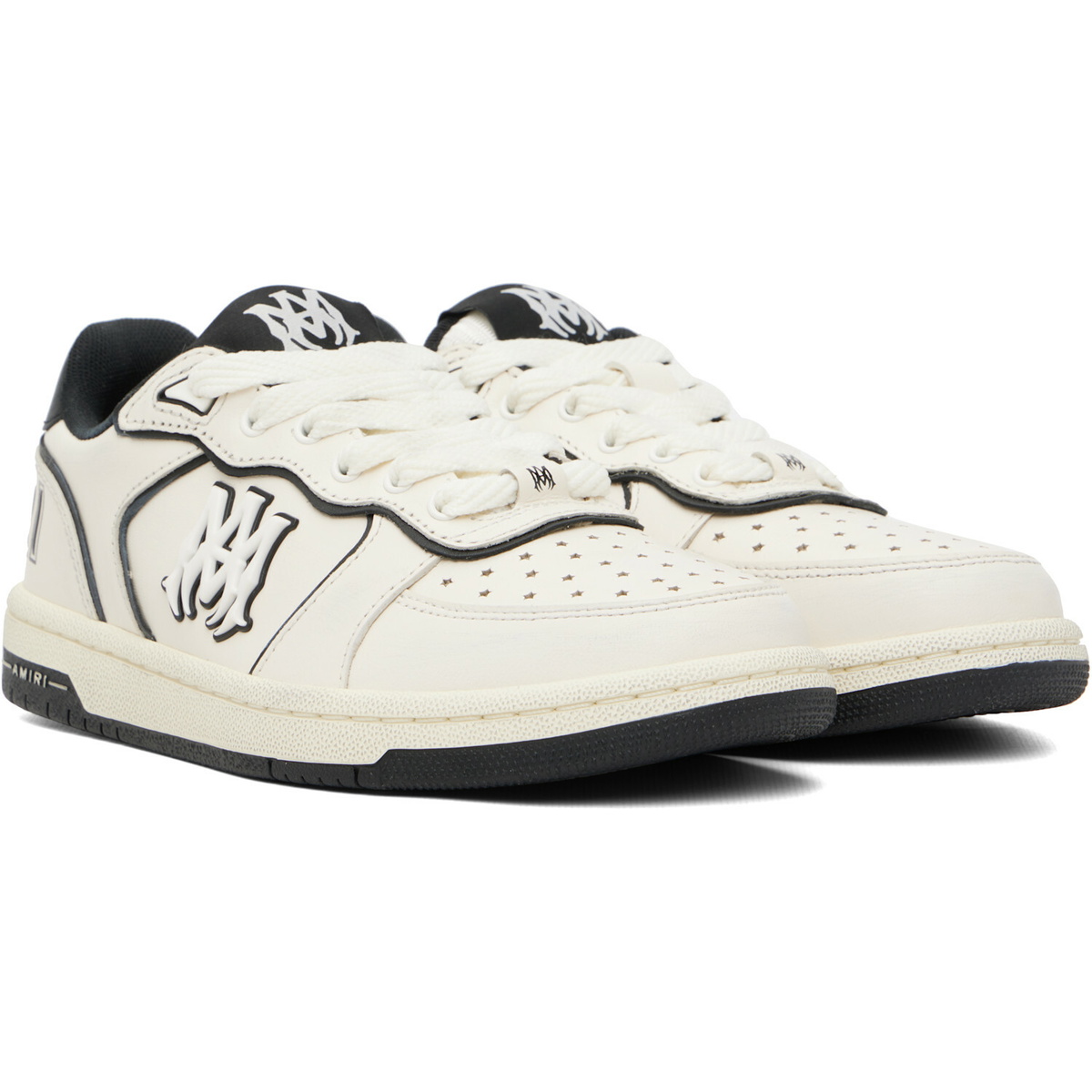 AMIRI Off-White & Black Newport Sneakers