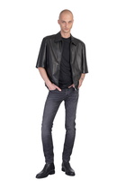 Salvatore Santoro Shirt In Black Leather