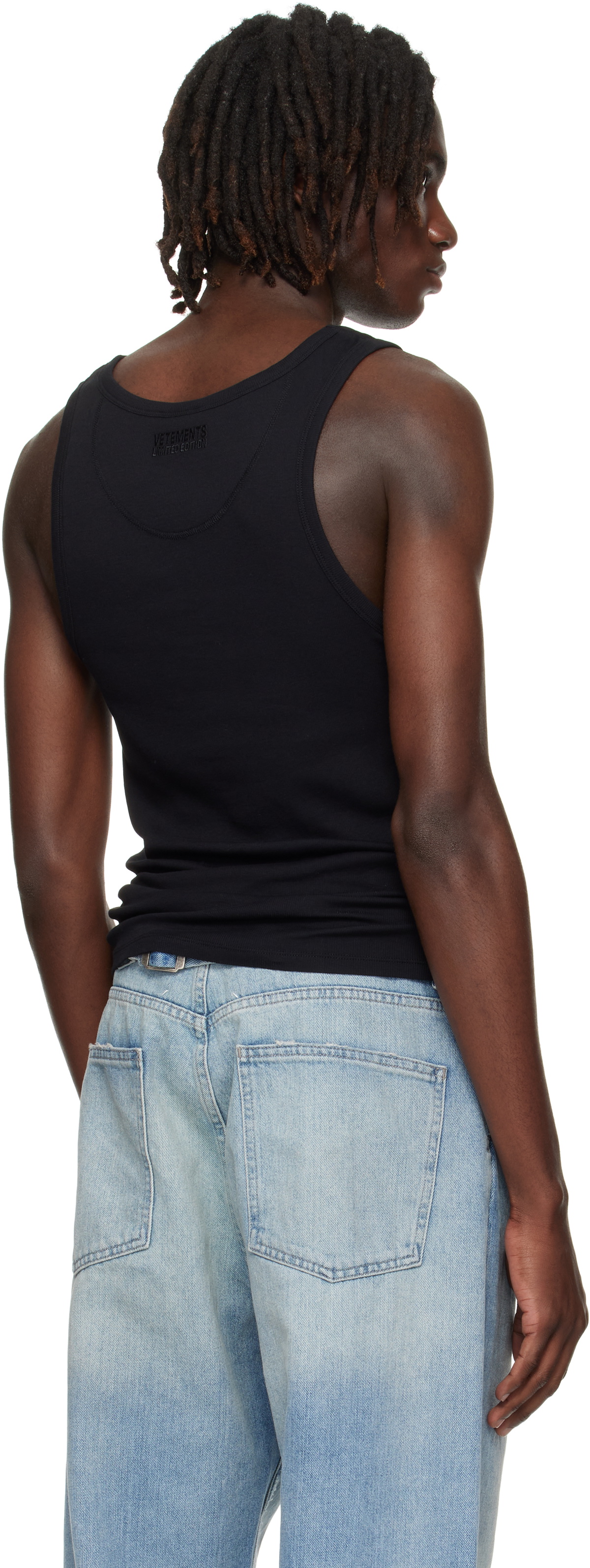 VETEMENTS Black Eagle Tank Top
