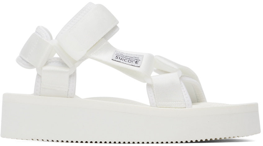 【関税込み】Suicoke ホワイト DEPA-2PO サンダル Suicoke White DEPA-2PO Sandals Suicoke