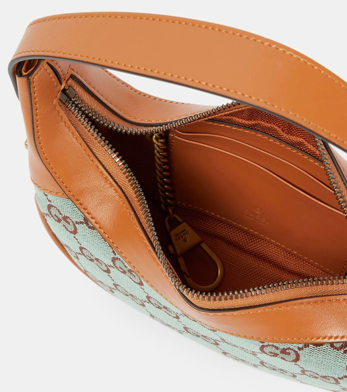 Gucci Ophidia Mini leather-trimmed shoulder bag Gucci
