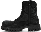 Balenciaga Black Strike Boots
