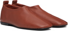 Dries Van Noten Brown Square Toe Loafers