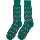 Paul Smith Green Small Dino Socks